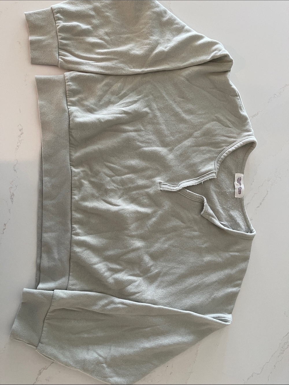 Women’s Lightweight Sage Crewneck Sweatshirt - Hippy Rose